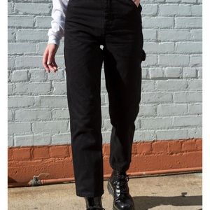 brandy melville black carpenter pants
